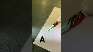 How To Sign The Letter A?