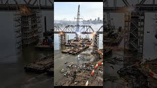 Collapsed Bridge Rebuilt Into an Engineering Masterpiece | Satisfying Timelapse