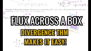 16.8.3 Another Box Divergence Theorem Example || Multivariable Calculus
