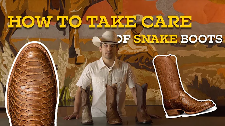 Tecovas Boot Care 101 | How To Clean & Care For Python