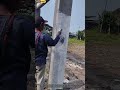 Hand - Applied Concrete Finishing Technique for Column Smoothing &amp; Structural Detailing in Building