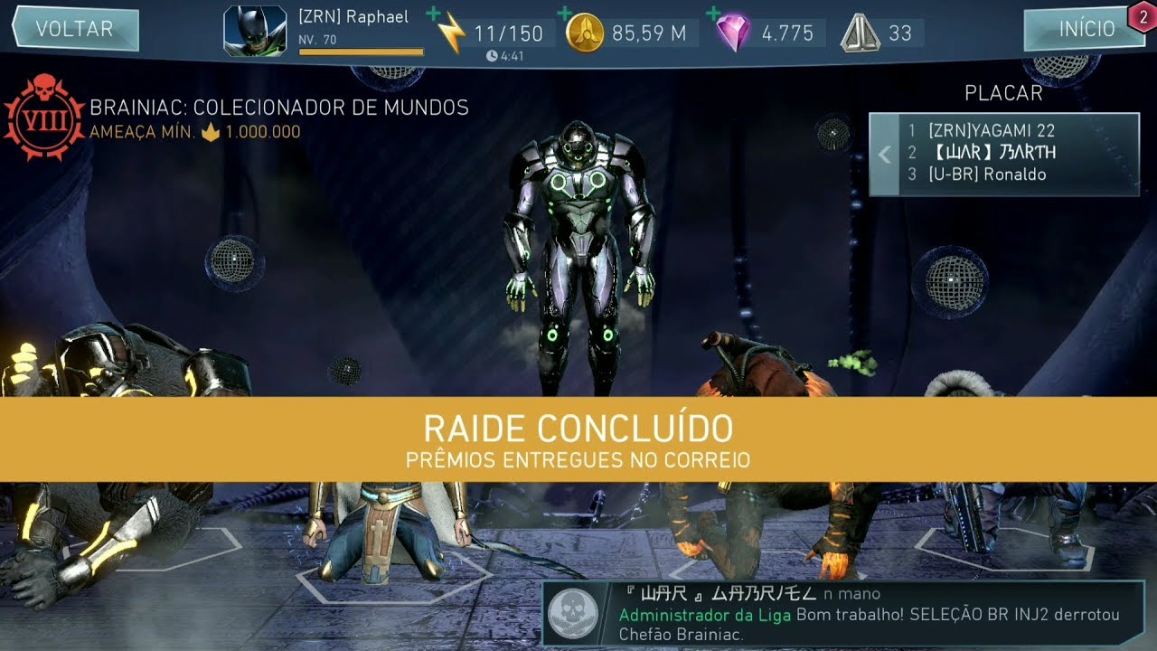 Injustice 2 Mobile Tier 8 Raids Finished Youtube