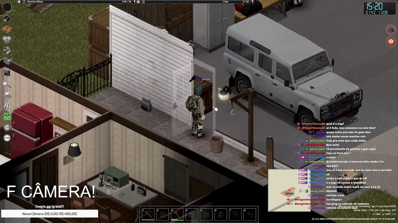 🔴 Project Zomboid | MP | S2_E11 | Servidor gGraia ON! |B42.13.2|