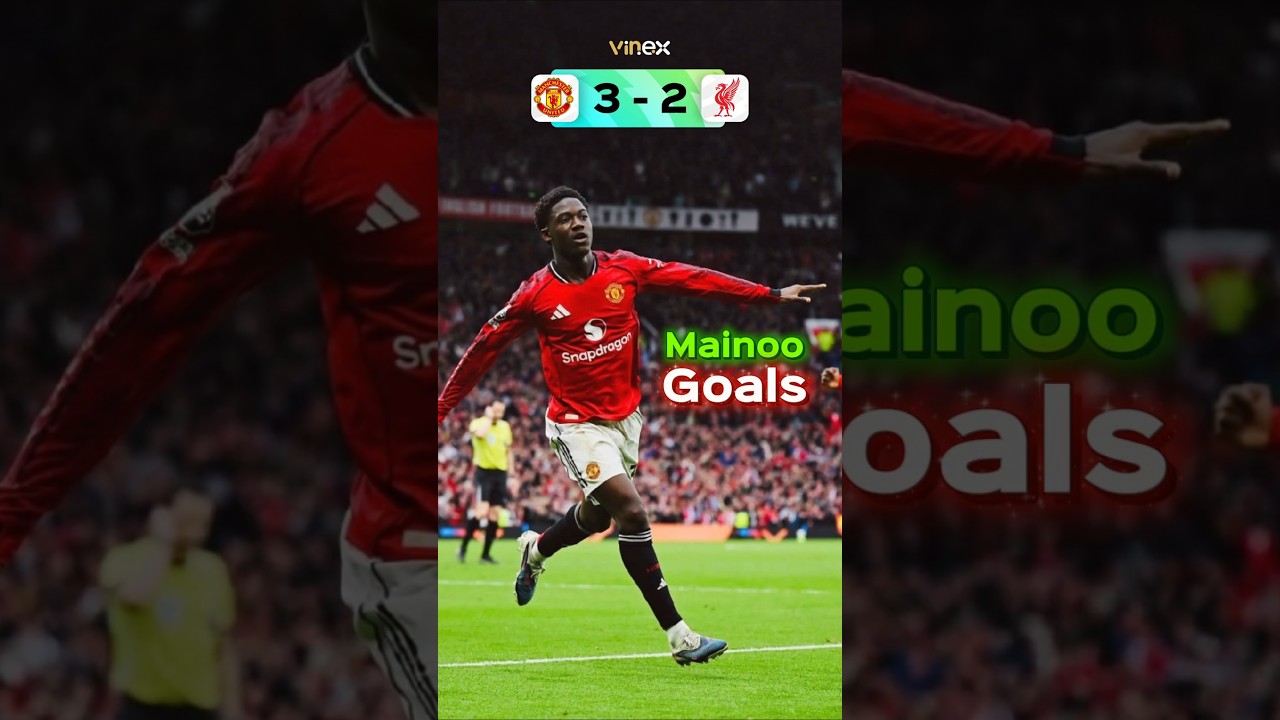 Highlights Kobbie Manioo Goals Manchester United vs Liverpool #football #manunited #liverpool