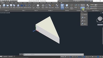 Wedge command in AutoCAD