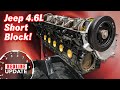 1993 Jeep XJ 4.6L short block assembly