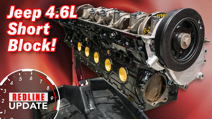 1993 Jeep XJ 4.6L short block assembly