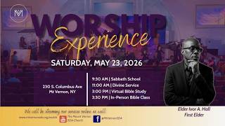 The Mt. Vernon SDA Church | Morning Service | Elder Ivor A. Hall | May 23, 2026