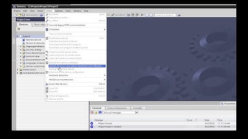 Upload fra S7-1200/S7-1500 PLC til TIA-portalen