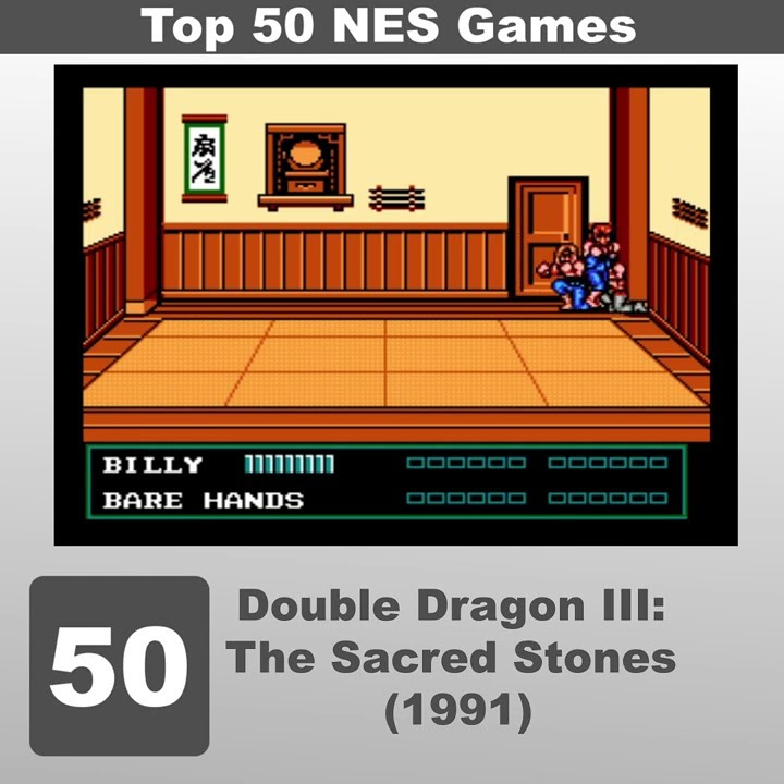 top-50-nes-games-50-double-dragon-3-the-sacred-stones-youtube