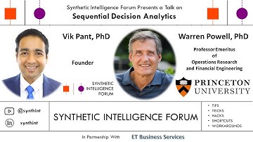 Sequential Decision Analytics (Warren Powell, PhD)