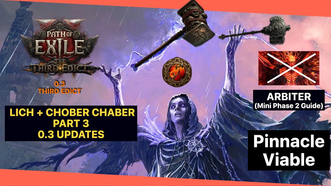 POE2 0.3 Lich Chober Chaber Update Part 3