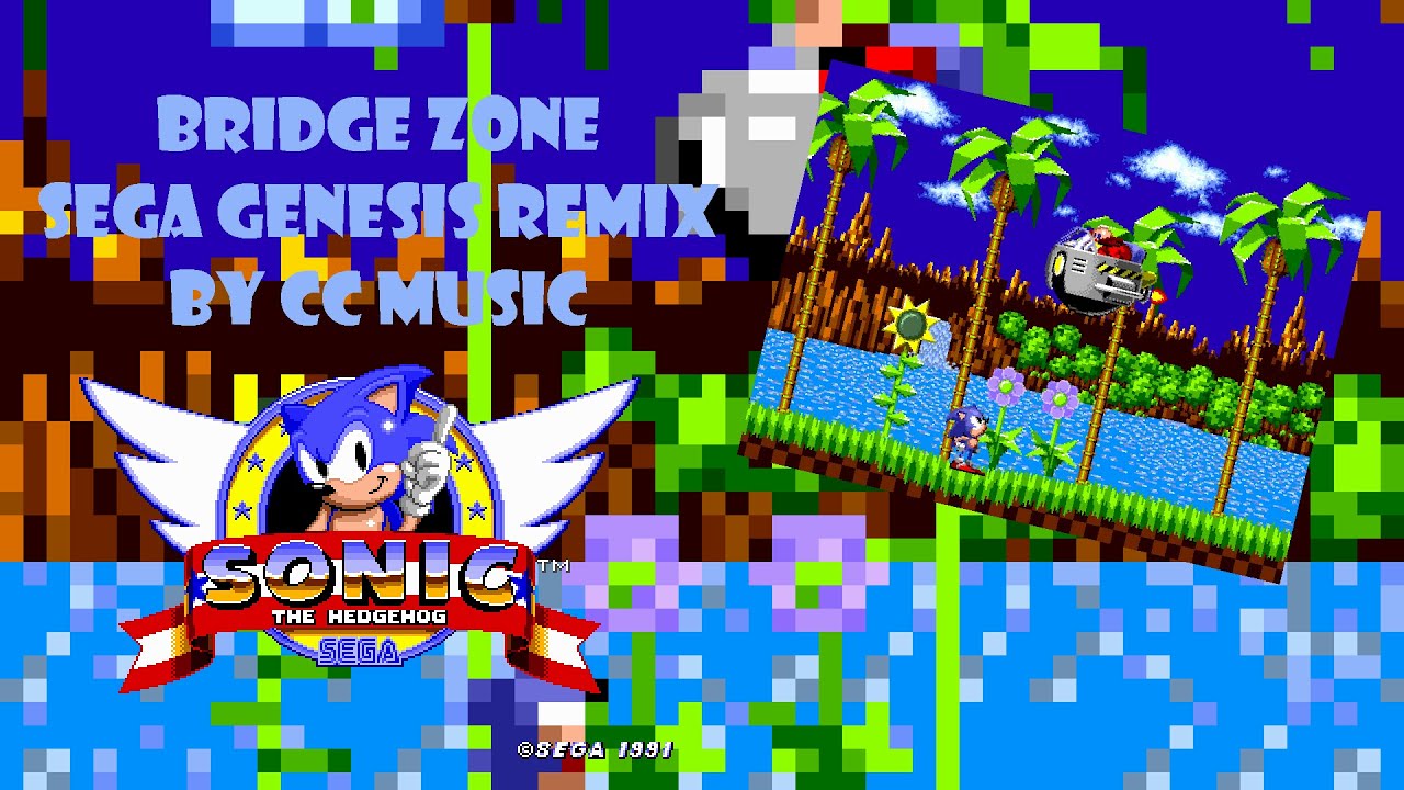 Bridge Zone Sonic The Hedgehog (8BIT) (SEGA GENESIS REMIX) YouTube