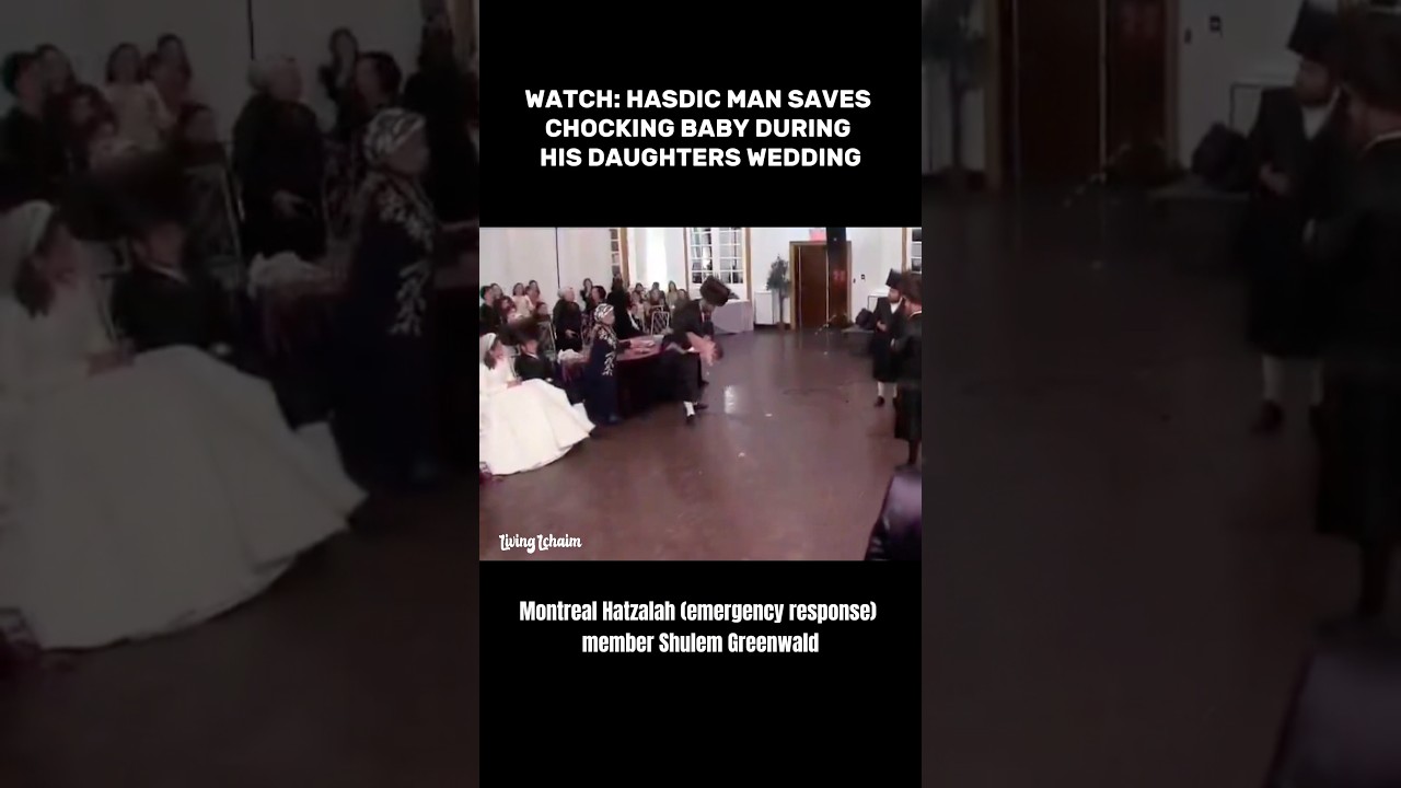 Hasidic Man SAVES Chocking Baby at His Daughter’s Wedding