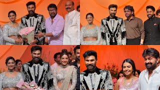 Mega Star Chiranjeevi | Nagarjuna | Kajal Attended Bellamkonda Sai Srinivas Wedding Reception | 