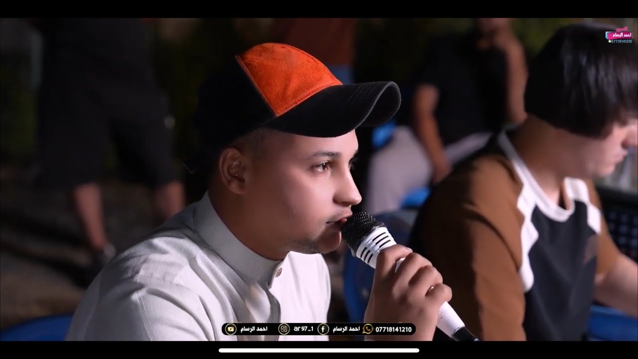 الفنان المبدع صفاء المحمداوي مع عازف الاورك عباس صباح حنة الاخ العزيز عماد حفله تخبل2025