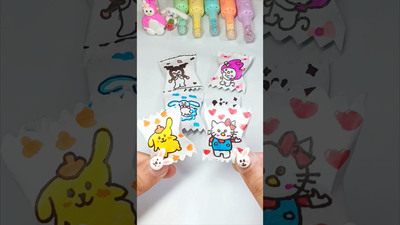 create super fun sanrio candy shapes 