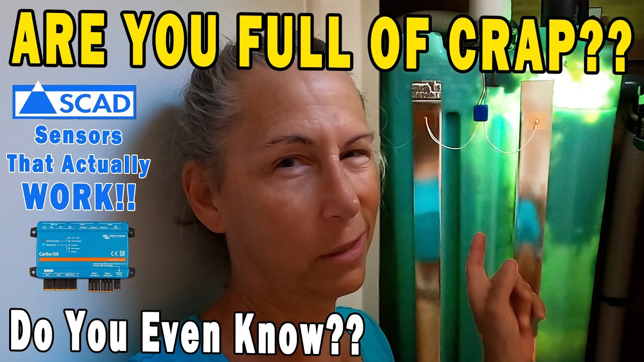 ⁣Black Water SCAD Tank Sensor Install DIY! THESE WORK!! CERBO GX Integration!