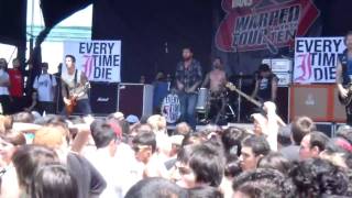 EVERY TIME I DIE "Bored Stiff"@ Warped Tour Pomona 2010. @ the Fairplex in Pomona,CA.