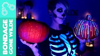 DIY Pumpkin Carving w/ Bondage Gear | Bondage Life Hack | Bondage Gone Wilde