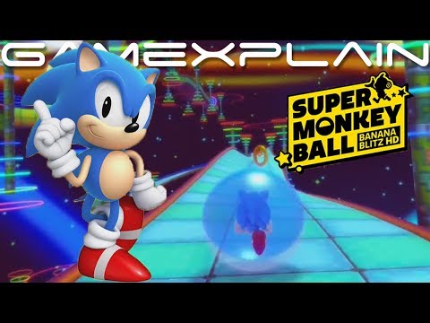 Super Monkey Ball: Banana Blitz HD - Sonic Reveal Trailer!