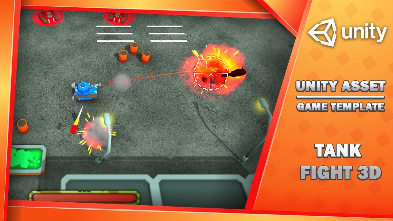 Tank Fight 3D - Game Template, video preview 8