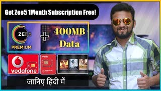 How To Get Free Zee5 Premium Subscription & Watch Free Live HD TV