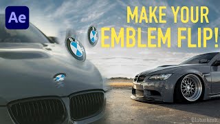 MAKING A CAR LOGO FLIP - After Effects