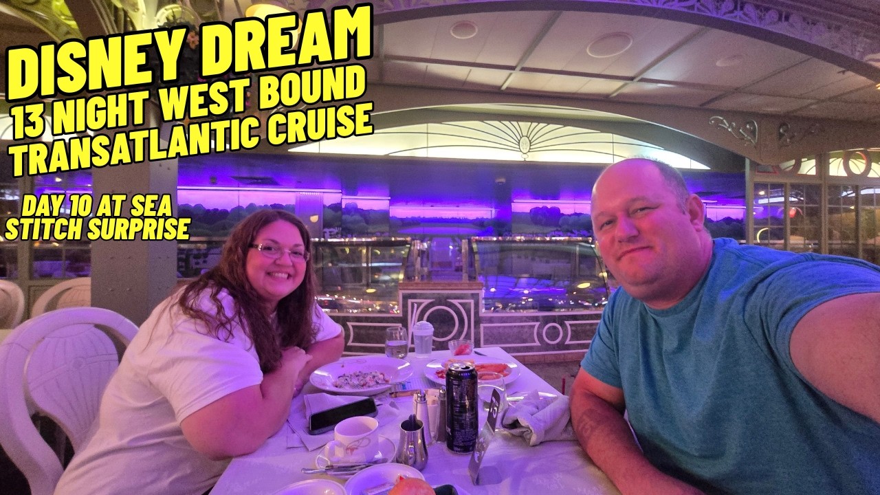 Disney Dream 13 night West Bound Transatlantic cruise day 10 at Sea stitch takes me camera 9/23/2026