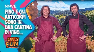 Pino e gli Anticorpi sono in una cantina di vino... | ONLY FUN