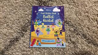 Usborne sticker book Ballet Show シールブック Usborne sticker book Ballet Show シールブック