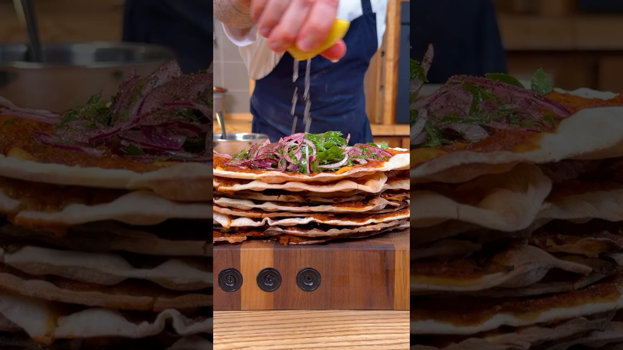 Vegacun (Vegetarisches Lahmacun)