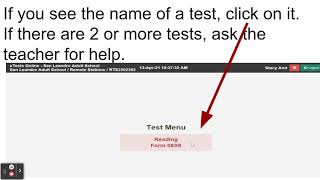 How to Take a CASAS eTest--Revised