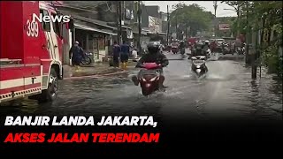 Banjir Landa Permukiman Warga Di Jakarta Akses Jalan Terendam  Inews Sore 1805
