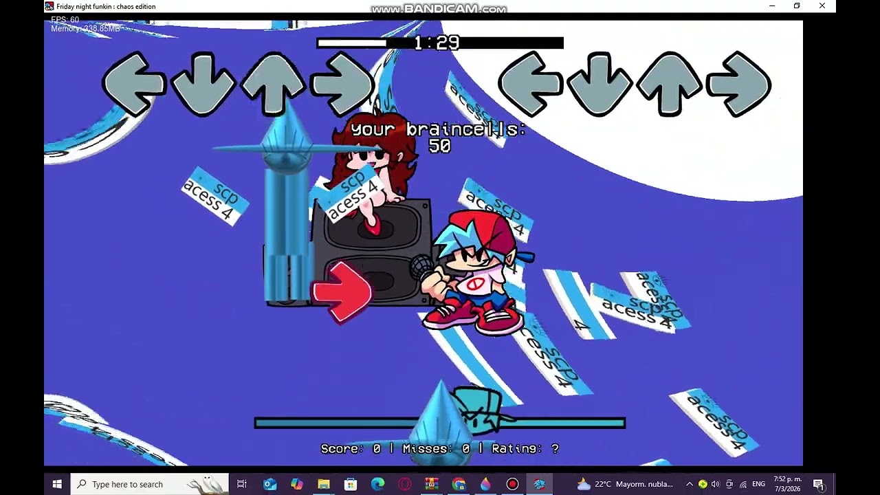 fnf ｓｃｐ ｃａｒｄｓ charted - dave and bambi fantrack