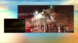 Dozens displaced after apartment fire in Md.