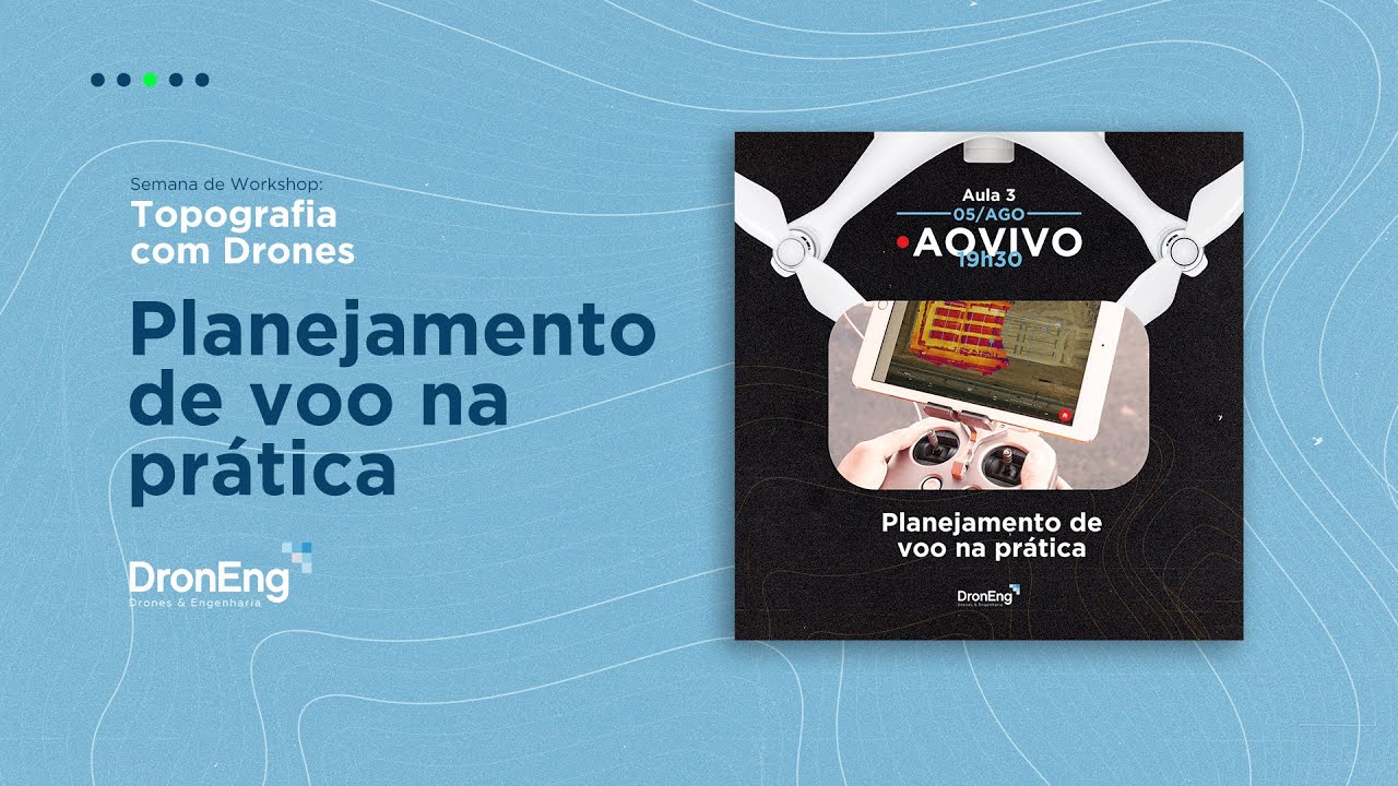 Aula: Topografia com Drones: Planejamento de voo na prática - YouTube