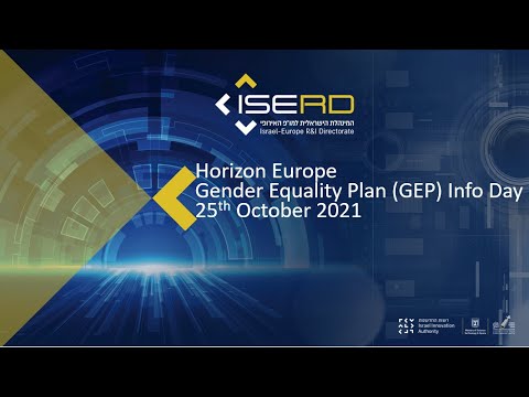Horizon Europe Gender Equality Plan (GEP) Info Day (25.10.21) - YouTube