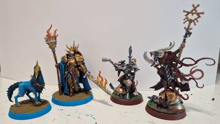 AoS Spearhead issue 1! Painting the Grey Seer, Warlock Engineer, Gryph-crow and Lord Veritant