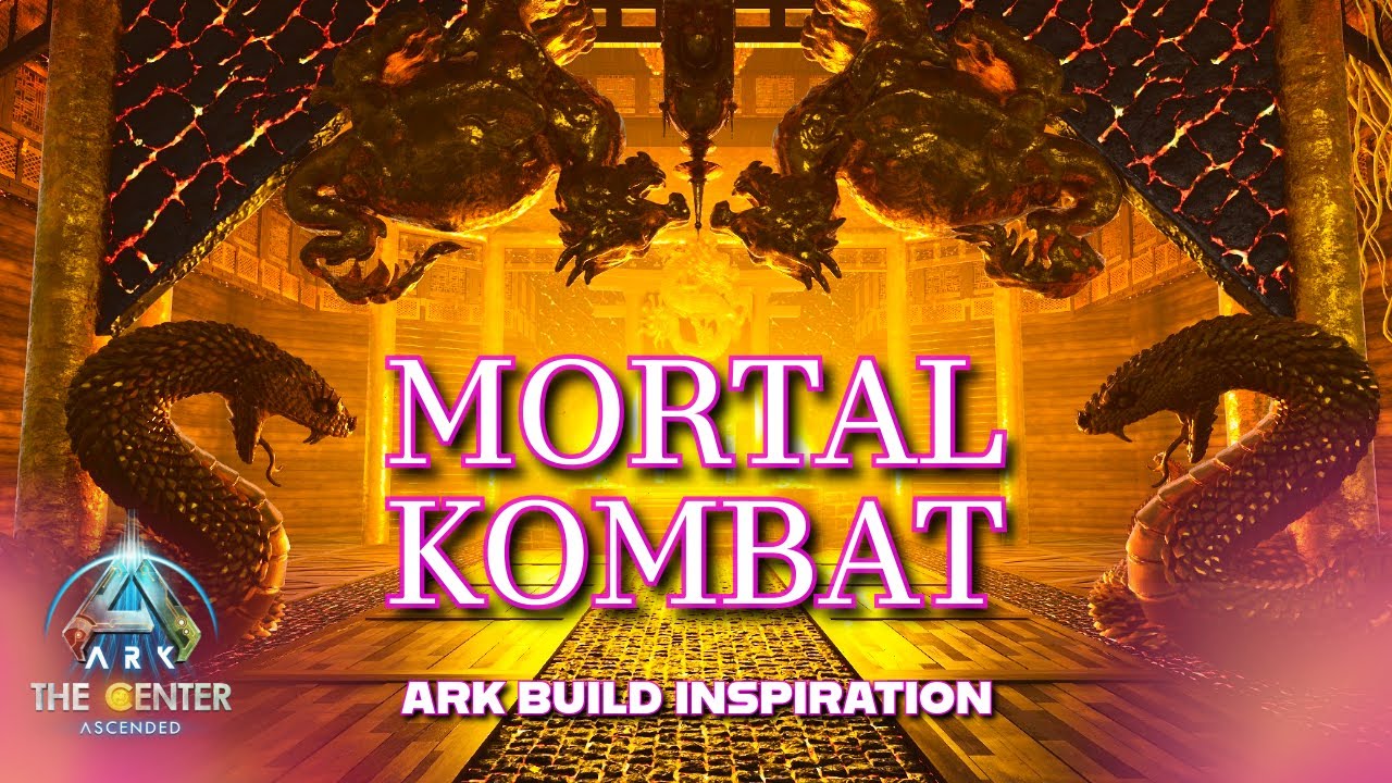 ARK ASA BUILD MORTAL KOMBAT ARENA'S