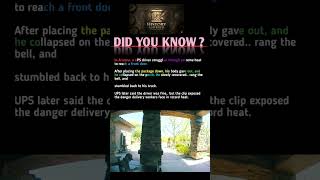 Arizona UPS Driver Collapses After Delivering Package in Extreme Heat #UPS #Arizona #Heatwave