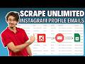 Extract Emails from Instagram profile | Web Scraping Tutorial