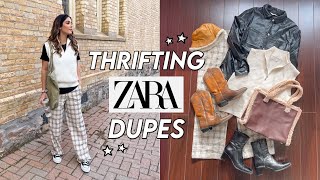 THRIFTING ZARA DUPES FOR FALL/WINTER ☆