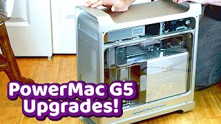 Maxing out a Power Mac G5 Dual Processor 2.0 Ghz  Hard Drive m.2 SATA SSD upgrade and max RAM