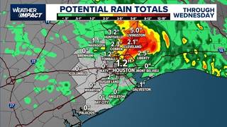 Tropical update: Portions of Southeast Texas still at risk for flash flooding