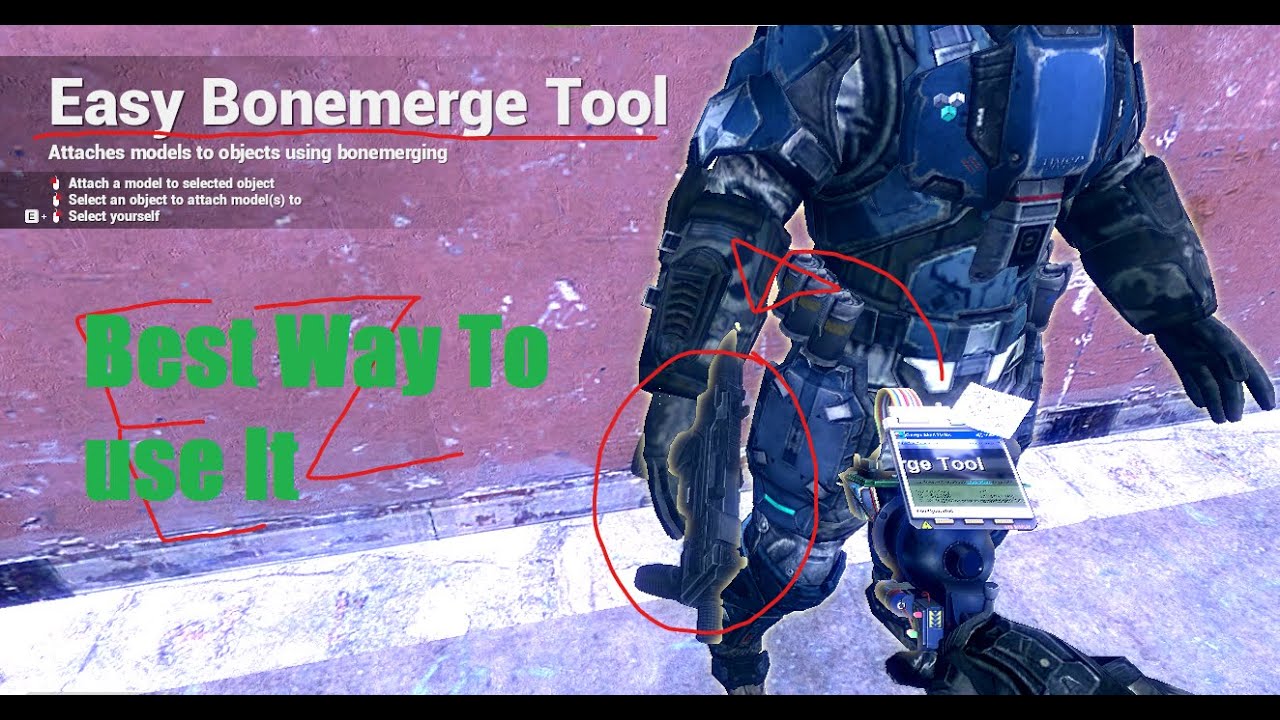 Gmod: (Bonemerge Tool Guide) How and Why to use It!! This will help ...