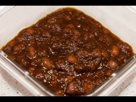 Bourbon BBQ Slow Cooker Baked Beans (Low salt!)