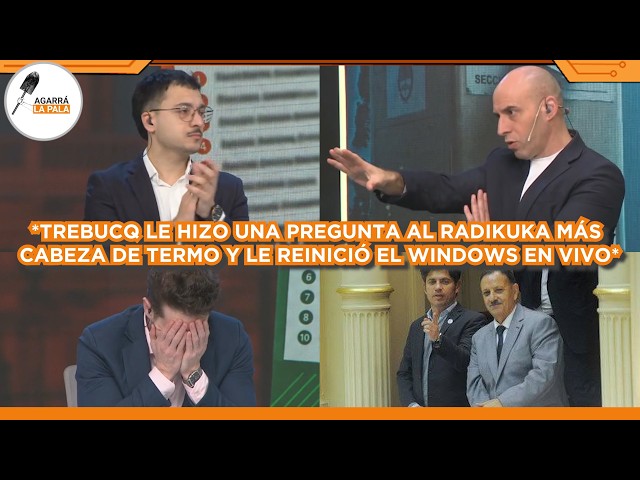 TREBUCQ LE HIZO UNA PREGUNTA AL RADIKUKA MÁS TERMO, LE REINICIÓ EL WINDOWS Y SE MANDÓ UN PAPELÓN