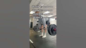 HOW TO PROGRESSIVELY OVERLOAD THE DEADLIFT💪🏻 #Shorts