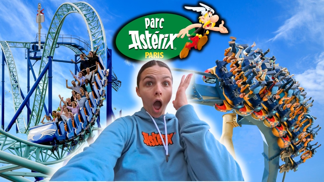TOUTES les attractions du PARC ASTÉRIX en UNE JOURNÉE?! 🦆